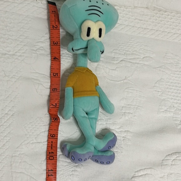 Collectible Ty Squidward Tentacles Beanie Baby Stuffed Animal 2004. - Picture 8 of 14